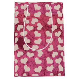 Crack-ontwerpcadeau voor hart medium cadeauzakje