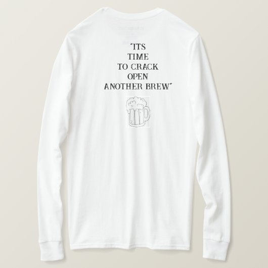 Crack open een ander brouwsel shirt (Design achterkant)