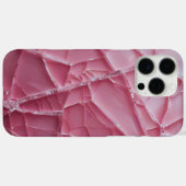 Crack'd (roze) Case-Mate iPhone case (Achterkant (horizontaal))