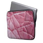 Crack'd (Roze) Electronics Bag Laptop Sleeve (Voorkant Links)