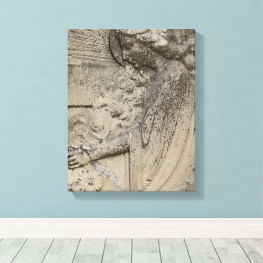 Cracked Angel Canvas Afdruk (Insitu (Houten vloer))