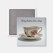 cracked broken teacup inspirational Magnet Magneet (Voorkant / Achterkant)