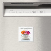 cracked broken teacup inspirational Magnet Magneet (Insitu (Vaatwasser))