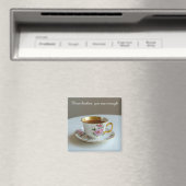 cracked broken teacup inspirational Magnet Magneet (Insitu (Vaatwasser))