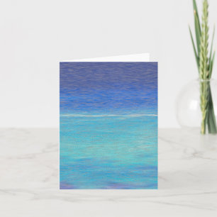 Cracked Fresco Caribbean Blue Zee Kaart