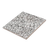 Cracked Marble Digital Pattern Tegeltje (Zijkant)