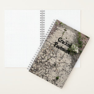 Cracked Pavement Bullet Journal Spiral Notitieboek