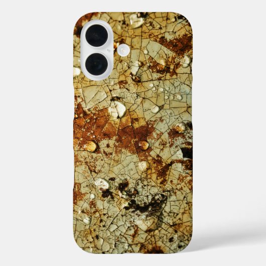 Cracked Rusty Metal Surface Case-Mate iPhone Case (Achterkant)