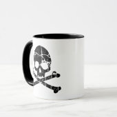 Cracked Skull et Crossbones Mug (Devant gauche)