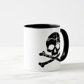 Cracked Skull et Crossbones Mug (Devant droit)