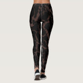 Cracked Space Lava - White/Brown Leggings (Achterkant)