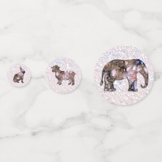 Crackers animaux Confetti (Derrière)