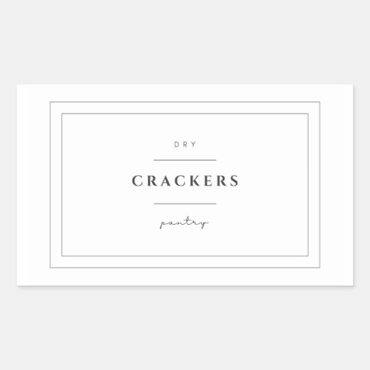 Crackers Etiket Stickers (Voorkant)
