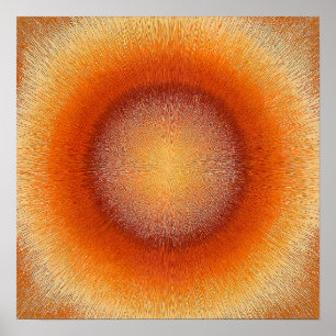 Crackle Bloom Poster