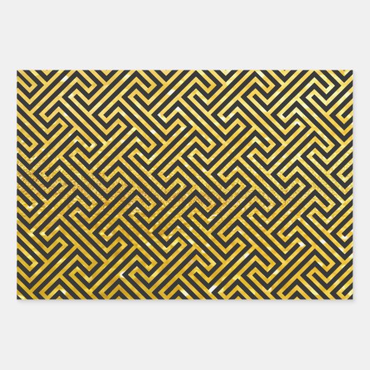 Crackle Meander Celtic Sampler Inpakpapier Vel (Voorkant 2)