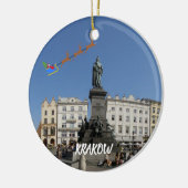 Cracovie Pologne Ornement de Noël panoramique (Gauche)