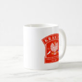 Cracuse Polonaise Société Américaine Café Mug (Devant droit)