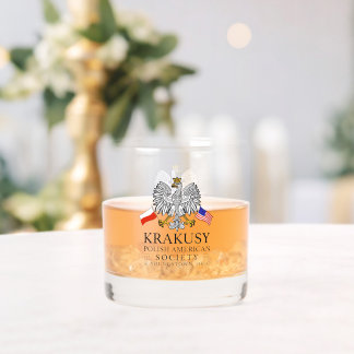 Cracusy Société polonaise américaine Verre à whisk