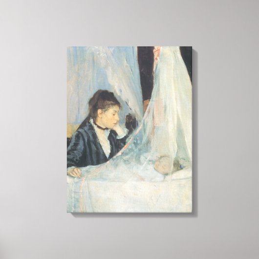 Cradle by Berthe Morisot,  impressionisme Canvas Afdruk (Voorkant)
