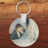 Cradle by Berthe Morisot,  impressionisme Sleutelhanger (Voorkant)