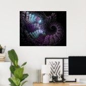 Cradle Fractal Poster (Thuiskantoor)