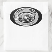 CRAFT BEER 1967 OVALE STICKER (Tas)