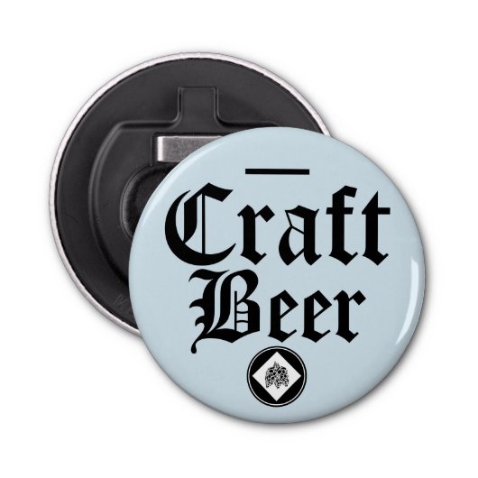 Craft Beer Button Flesopener (Voorkant)