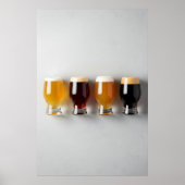 Craft Beer Gradient - minimaal Poster (Voorkant)