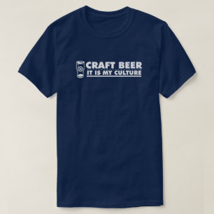 Craft Beer Het is mijn cultuur T-shirt