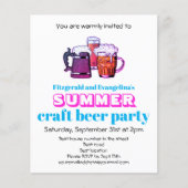 Craft Beer Party-uitnodiging (Voorkant)