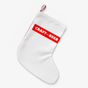 Craft Beer Red op White Kleine Kerstsok