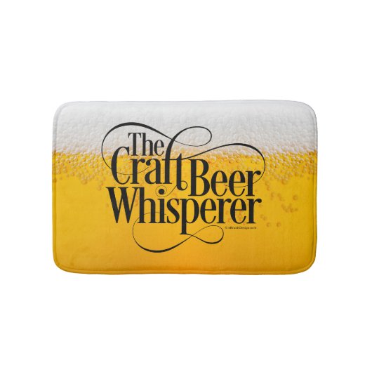 Craft Beer Whisperer Bath Mat (Voorkant)