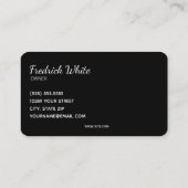 Craft Brouwerij Bier Custom QR Visitekaartje (Achterkant)