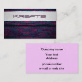 Craft business visitekaartje (Voorkant / Achterkant)
