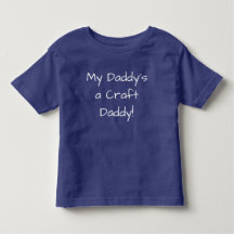 Craft Dad Blog Logo Toddler T-shirt, Royal Blue