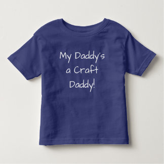 Craft Dad Blog Logo Toddler T-shirt, Royal Blue Kinder Shirts