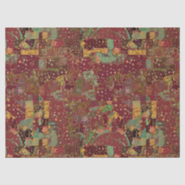 Craft Decoupage Boho Collage Swatch Deep Pinks Tissuepapier