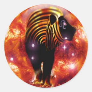 Craft Dungeon Zodiac-Leo Ronde Sticker
