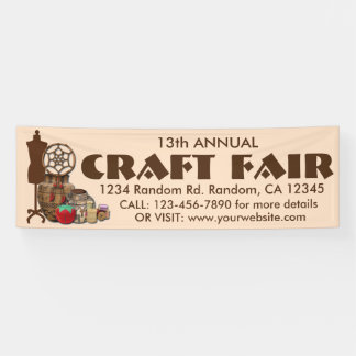 Craft Fair banner-teken Spandoek