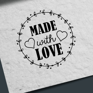 Craft gemaakt met handgemaakte liefdesartikelen 	rubberstempel