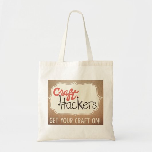 Craft Hackers Canvas tas (Voorkant)