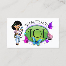 Craft / Handylady Visitekaartje herzien Contactkaartje