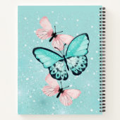 Craft Journal met Butterflies  tekst Notitieboek (Achterkant)