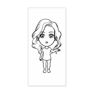 Craft karikatuur karakter c4e2p10 storytelling rubberstempel