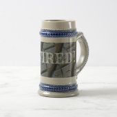 Craft Retirement Ceramic Beer Stein Bierpul (Voorkant rechts)