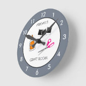 Craft Room — Aangepaste  Ronde Klok (Hoek)