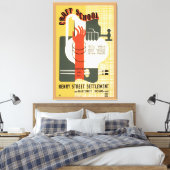 Craft School Canvas Afdruk (Insitu (Slaapkamer))