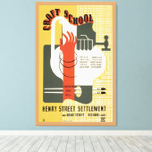 Craft School Canvas Afdruk (Insitu (Houten vloer))