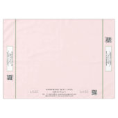 Craft Show Blush Sage 60 x 84 QR Code Tafelkleed (Voorkant (Horizontaal))