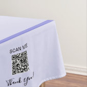 Craft Show Lavendel 60 x 104 QR Code Tafelkleed (Voorbeeld)
